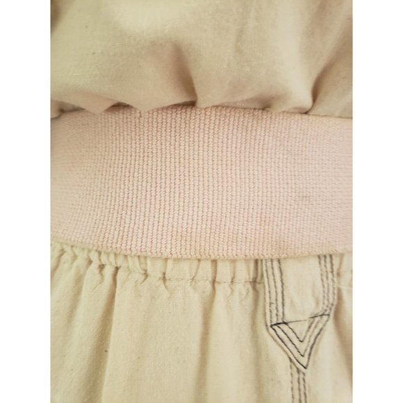 80s/90s‎ GAP Pink and Tan Leather Stretchy Waist Belt - Picture 4 of 5